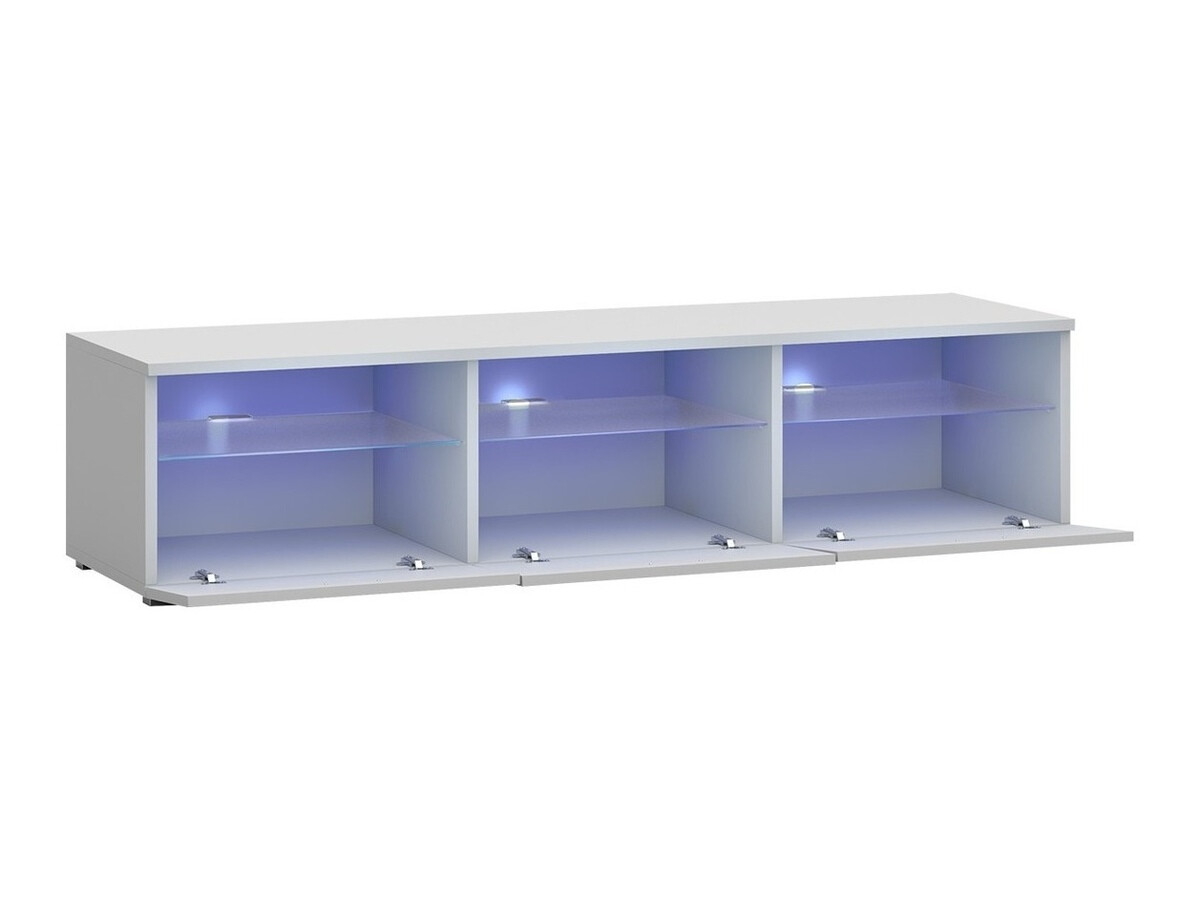 TV-meubel Uva I (Wit + Grijs met glans)