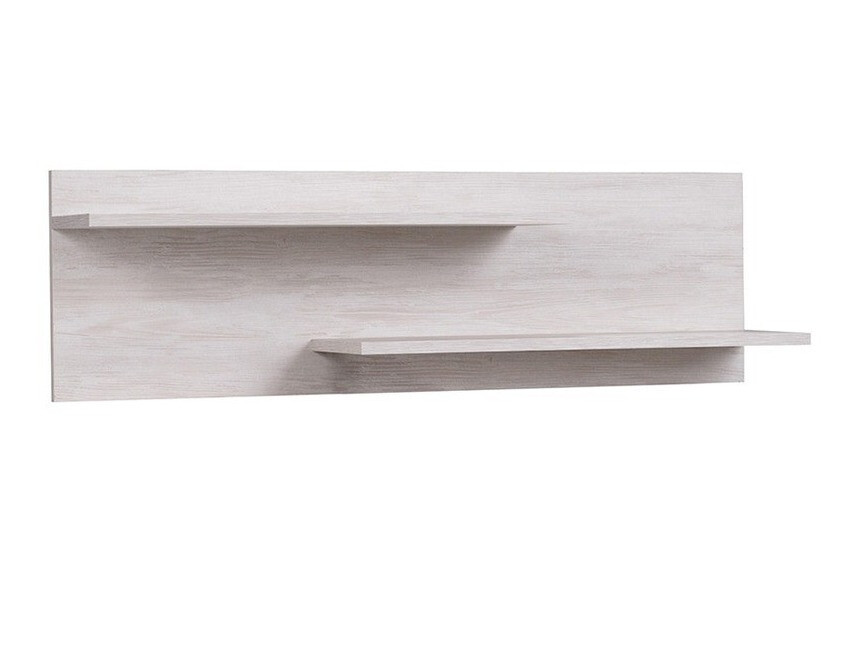 Woonkamerset Fivelbo 114 (Gebleekt eiken + Glanzend wit)