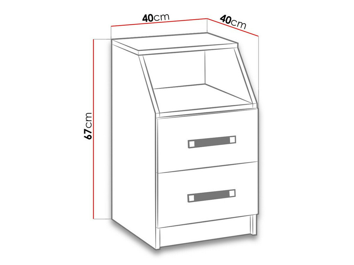 Ladeblok Lorlare 116 (Wit + Grijs)