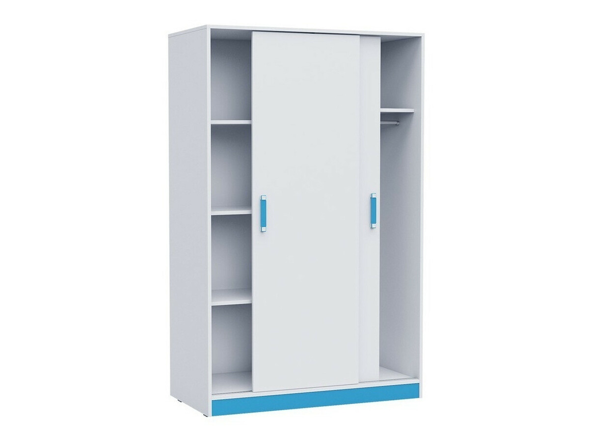 Kledingkast Lorlare 115 (Wit + Roze)