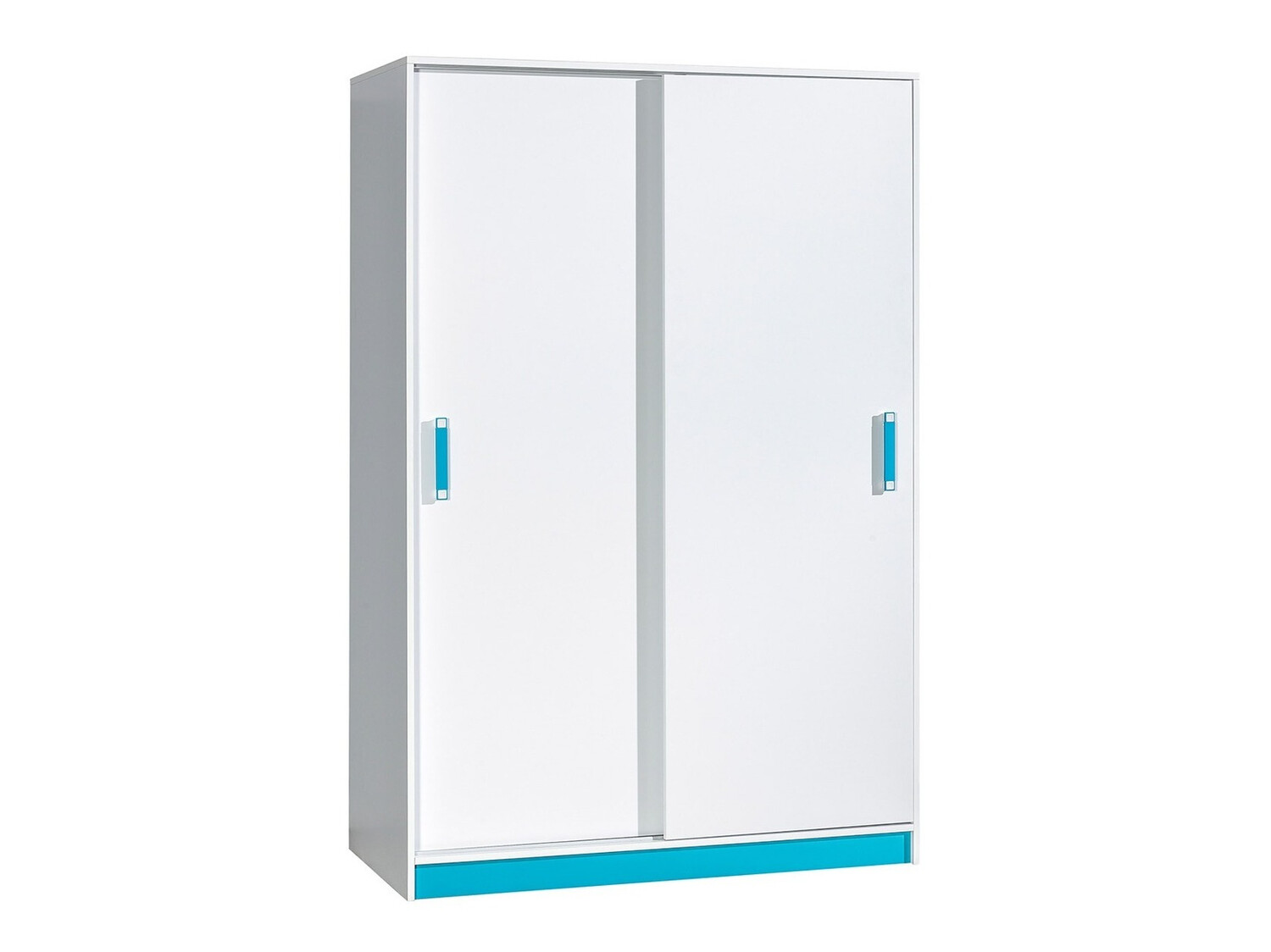 Kledingkast Lorlare 115 (Wit + Turquoise)