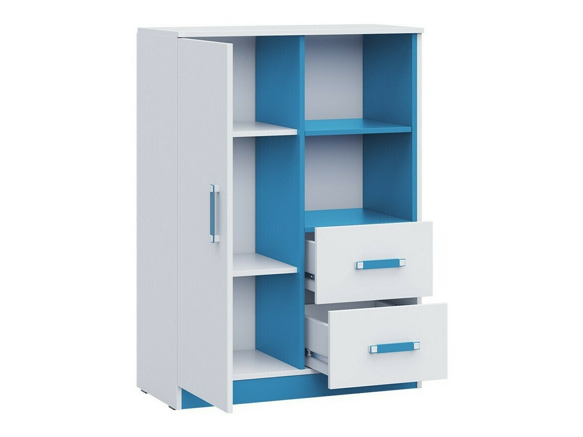 Ladekast Lorlare 105 (Wit + Grijs)