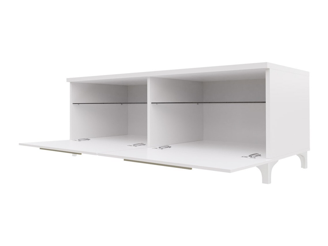 TV-meubel Uva V (Wit + Grijs met glans)