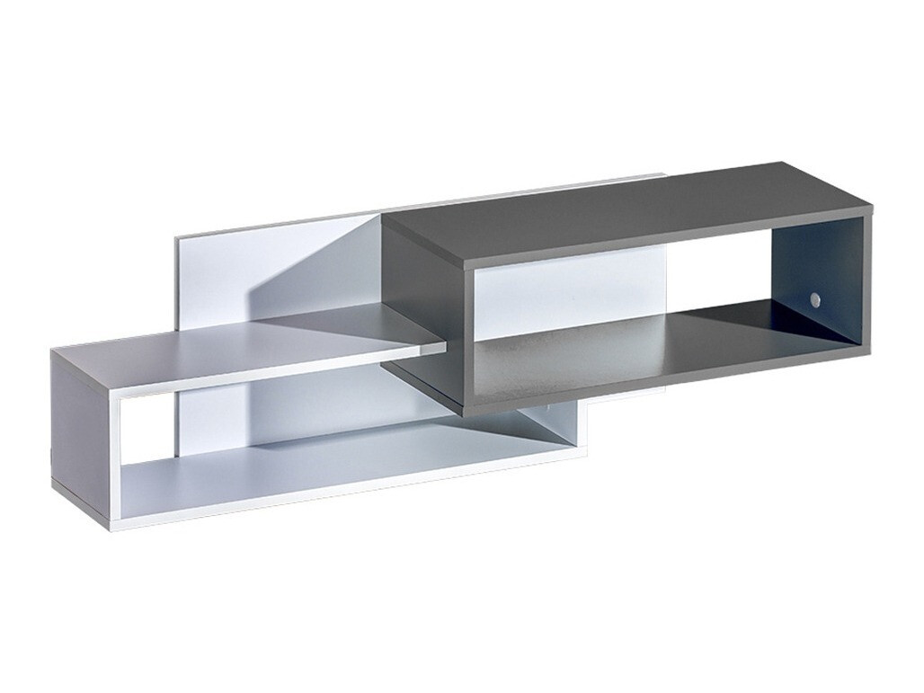 Wandplank Lorlare 104 (Wit + Grijs)