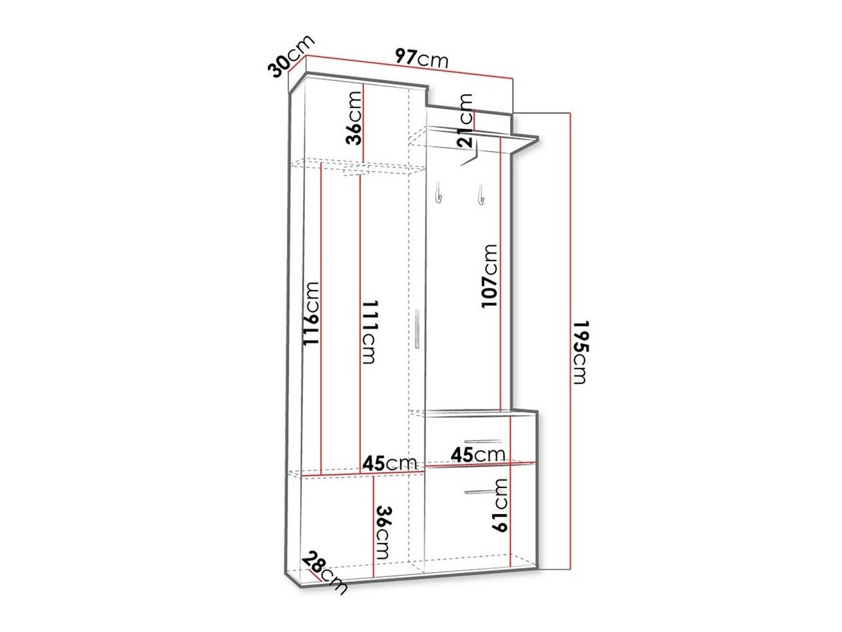 Gangmeubelset Columba