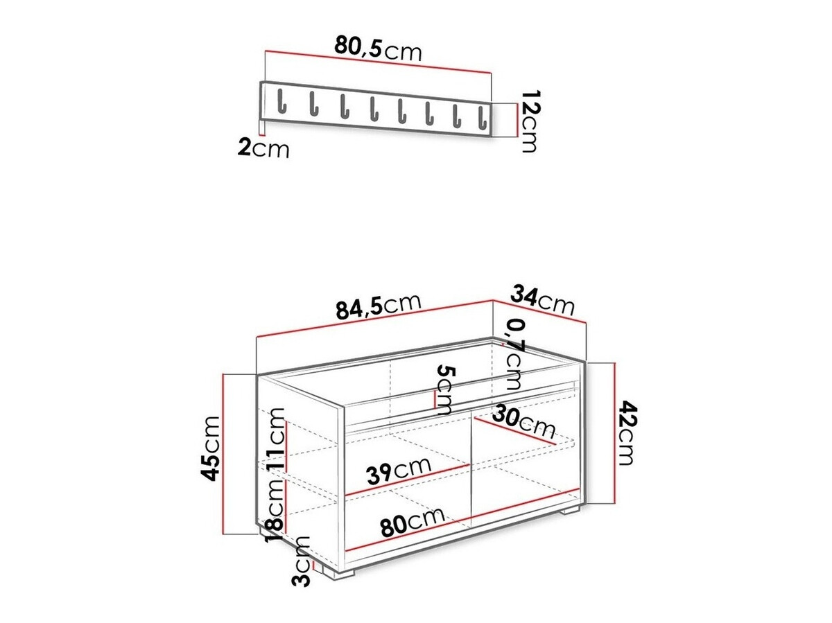 Gangmeubelset Comfivo 392 (Wit + Manila 09)