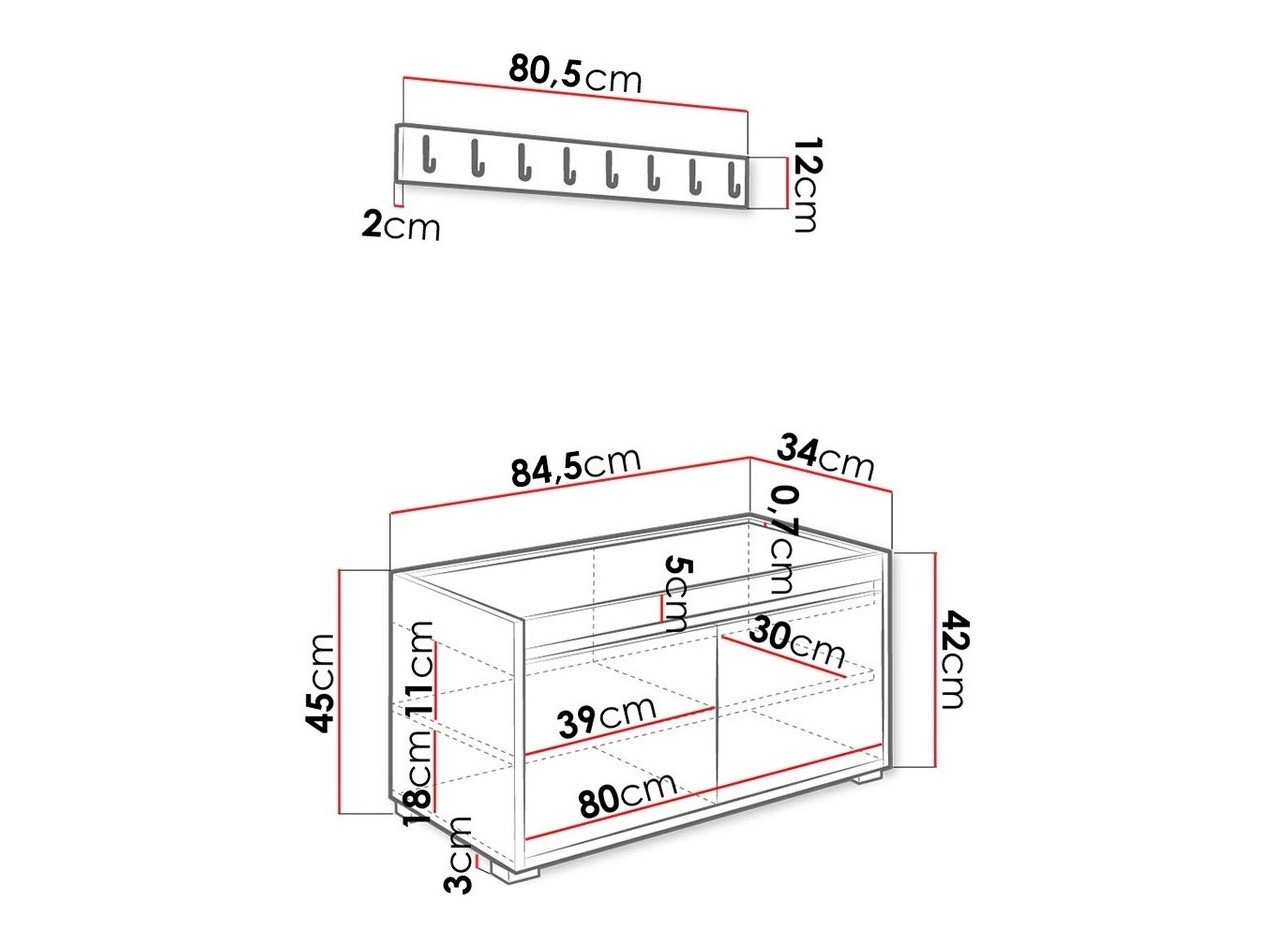 Gangmeubelset Comfivo Pinus IV (Wit + Soft 017)