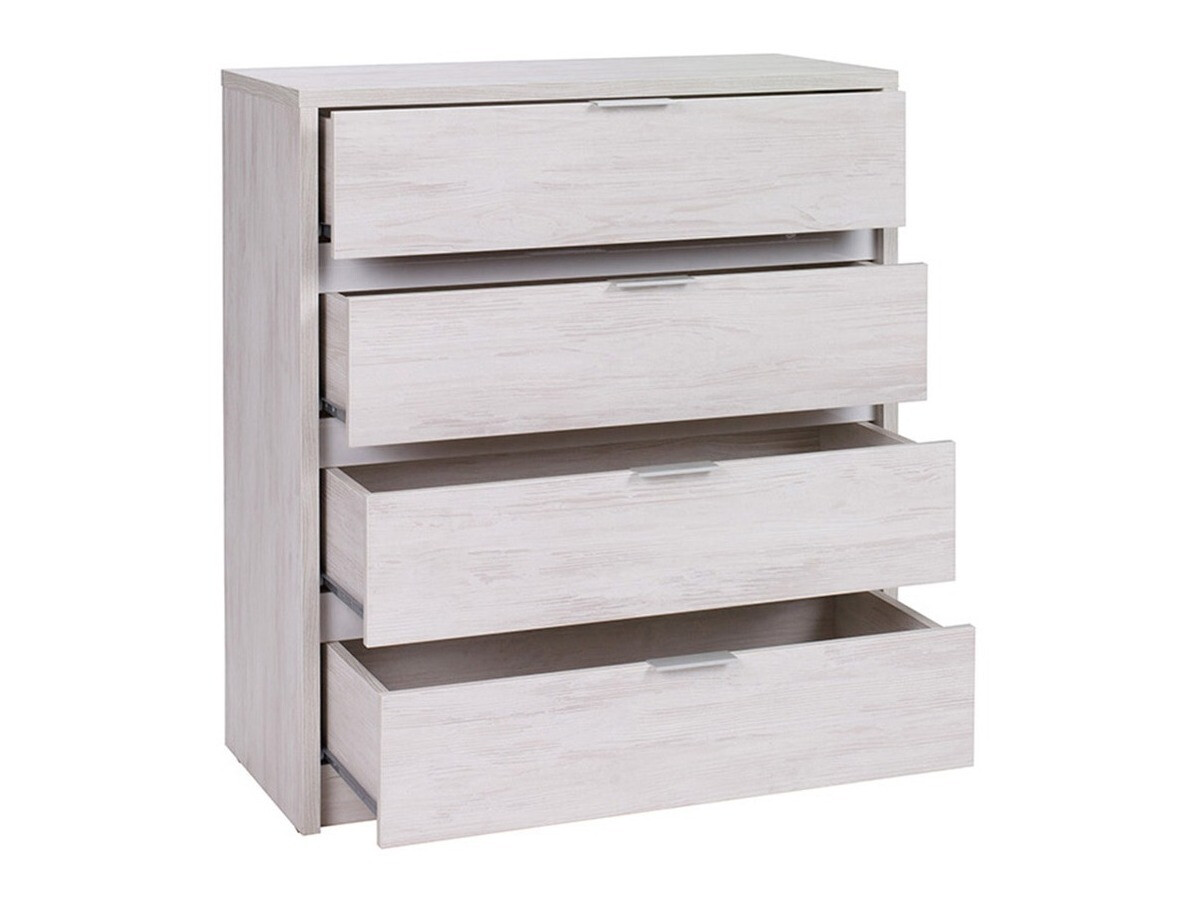 Slaapkamer set Fivelbo 121 (Klooster eik + Glanzend zwart)