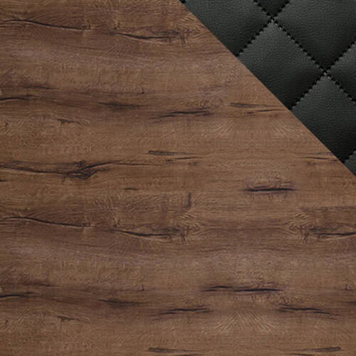 Slaapkamer set Catromi 114 (Klooster eik + Soft Pik 011)