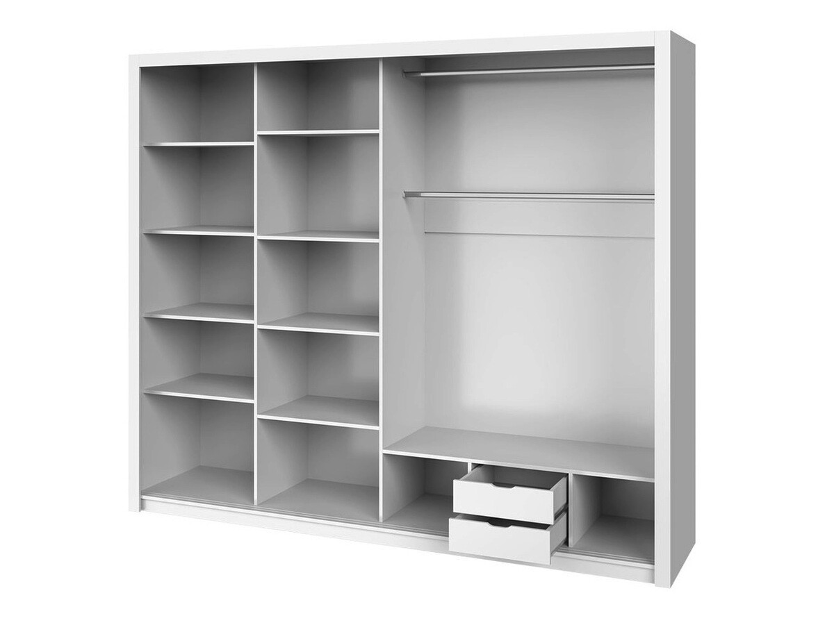 Slaapkamerset Catromi 116 (Wit + Soft Pik 017)