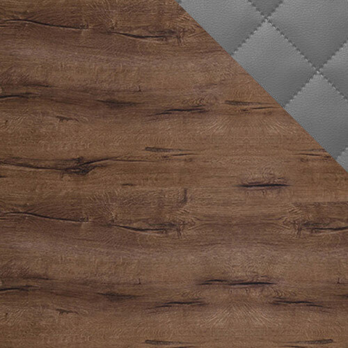 Slaapkamer set Catromi 121 (Klooster eik + Soft Pik 029)