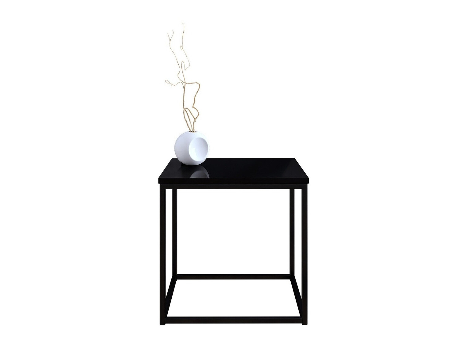 Salontafel Germantown 106 (Matzwart + Glanzend zwart)