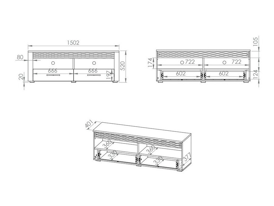 TV-meubel Flonole 110