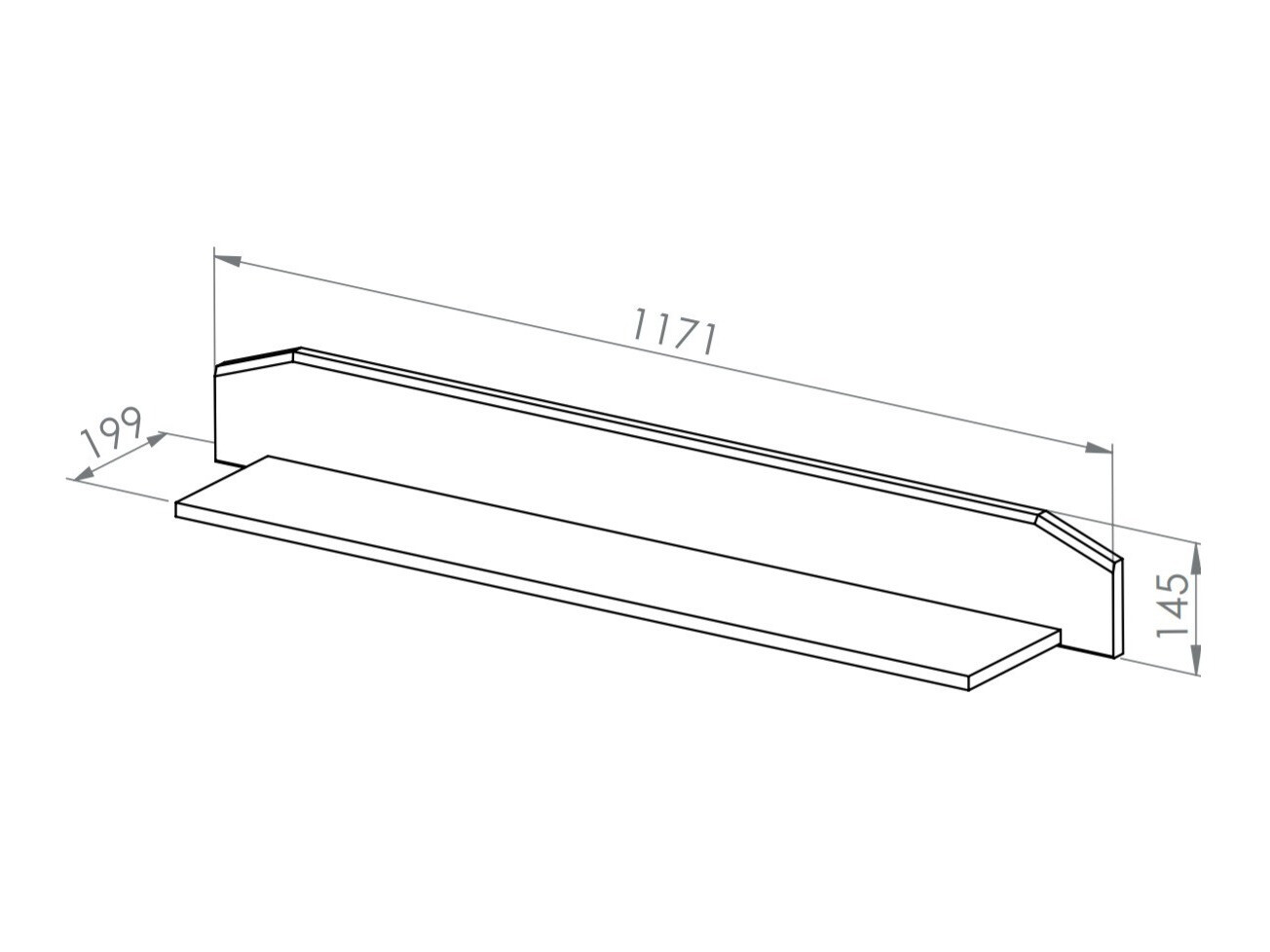 Wandplank Mavevare 106