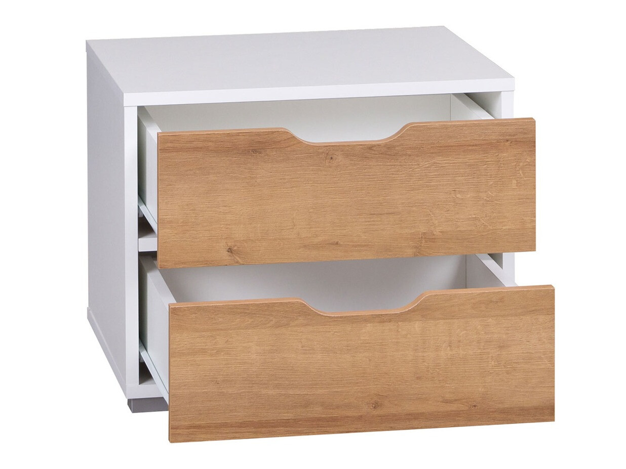 Meubelset Providence H115 (Grafiet + Artisan eiken + Wit)