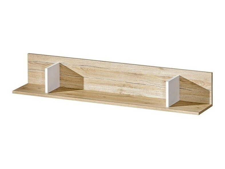 Meubelset Tolfere 106 (Licht eiken + Wit + Turquoise)