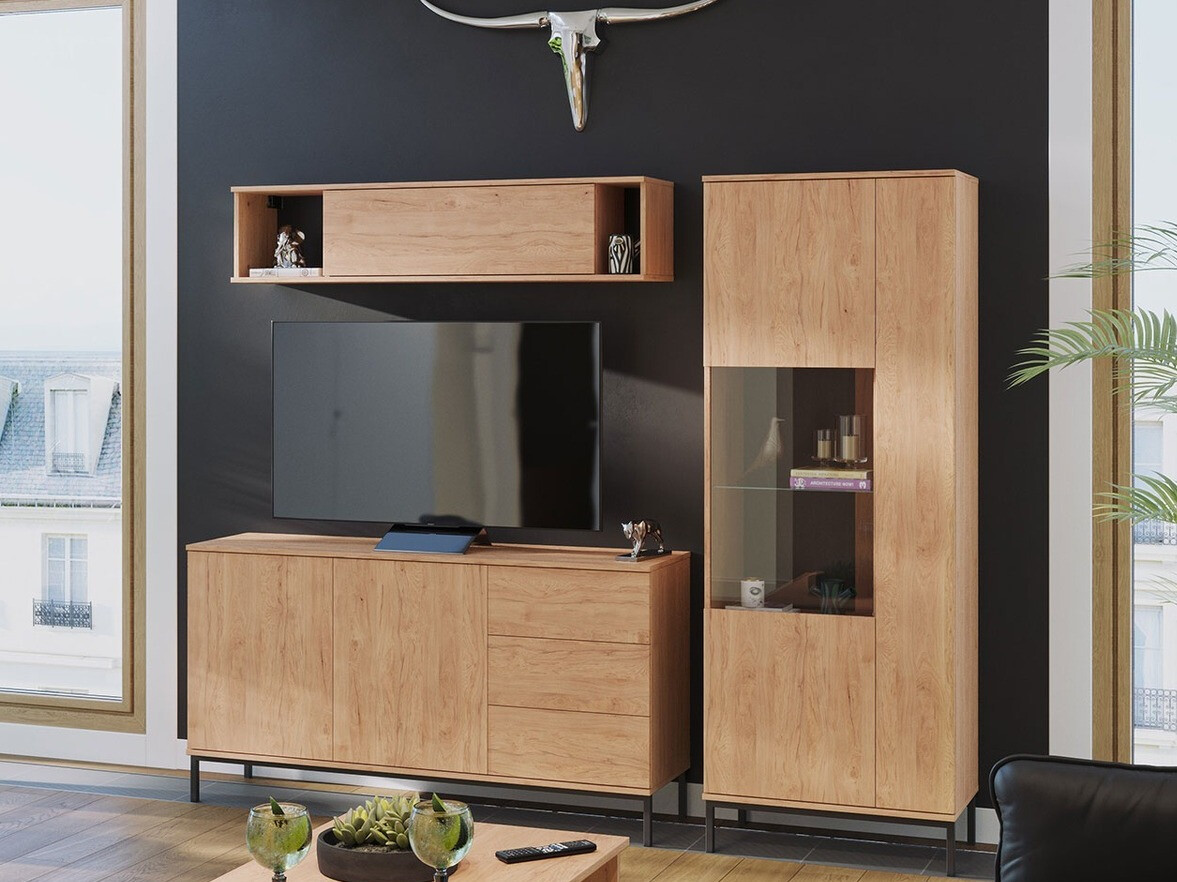 Wandplank Lomsore 105 (Licht hout)