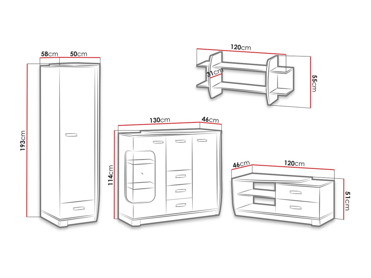 Woonkamerset Tivlue 119