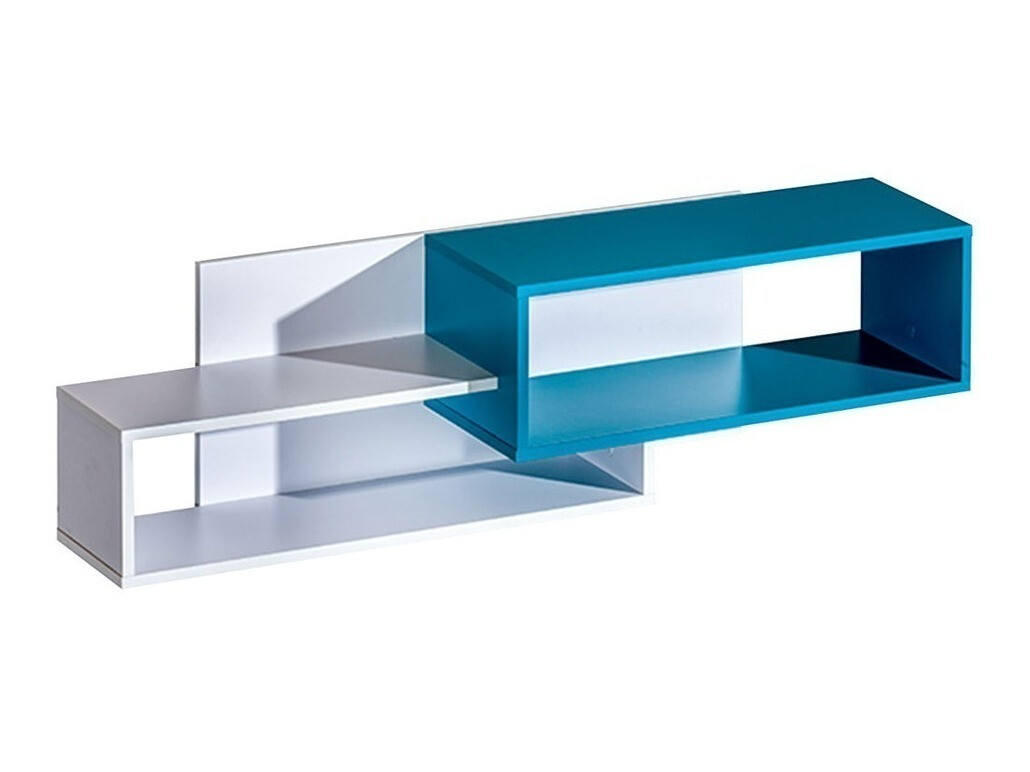 De reeks van de kinderkamer Sorviru 107 (Wit + Turquoise)