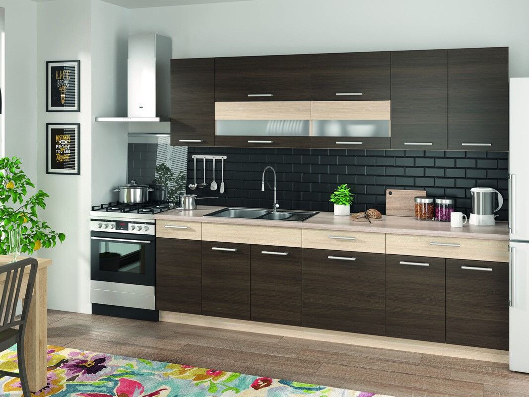 Modulaire hoekkast Mode Dark 118