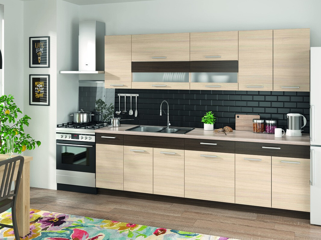 Modulaire spoelbakkast met deuren Mode Light 116