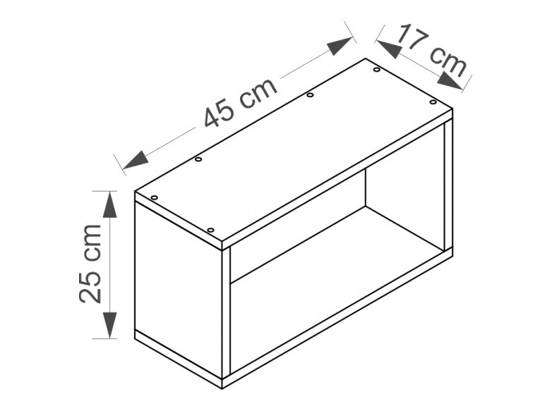 Wandplank Cirdora 110 (Wit)
