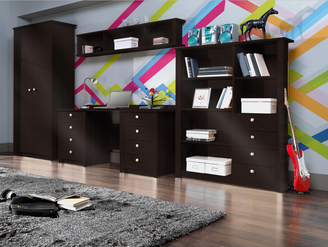 Wandplank Elialo 114 (Donker Sonoma eik)