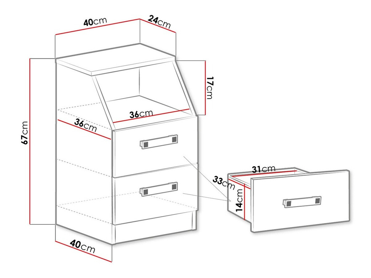 Ladeblok Sorviru 102 (Wit + Roze)