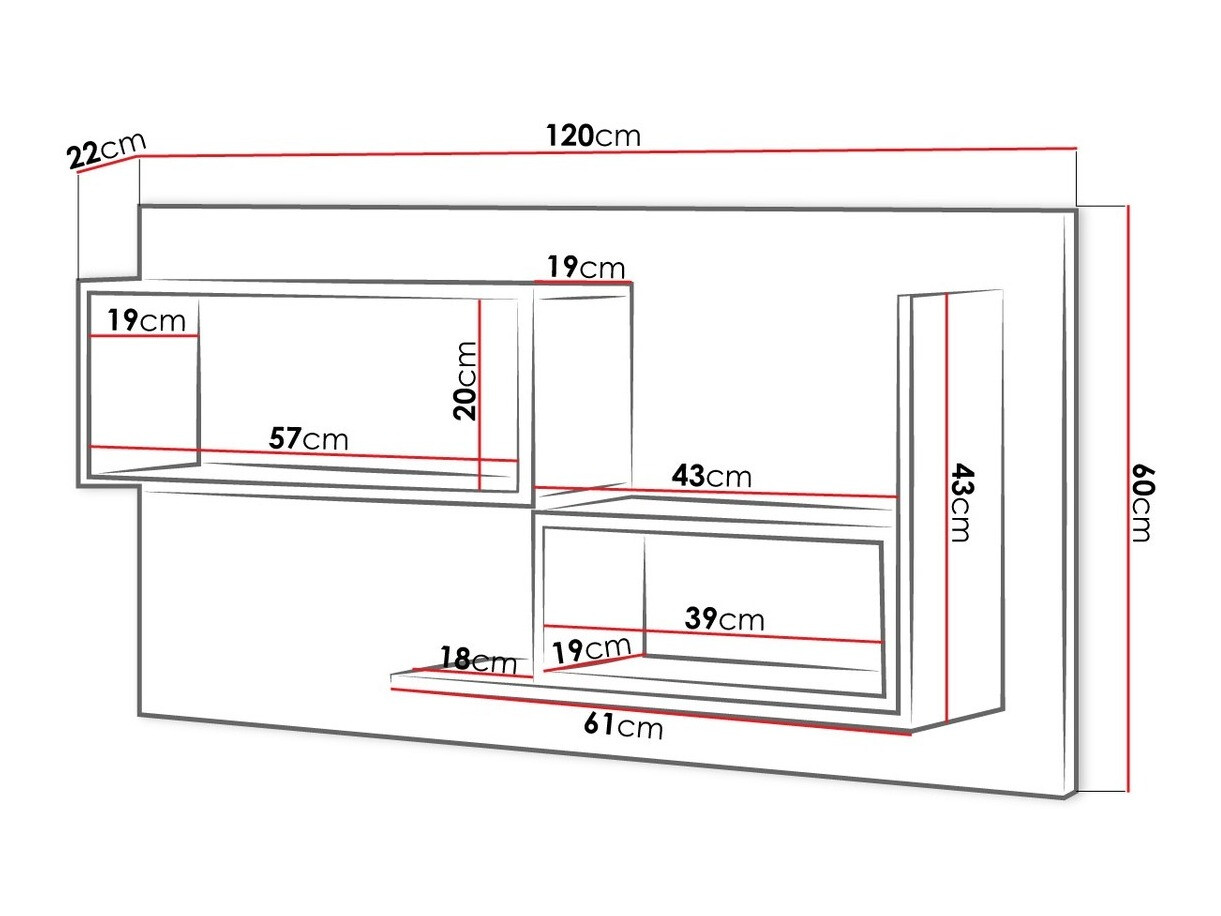 Wandplank Veravie 129