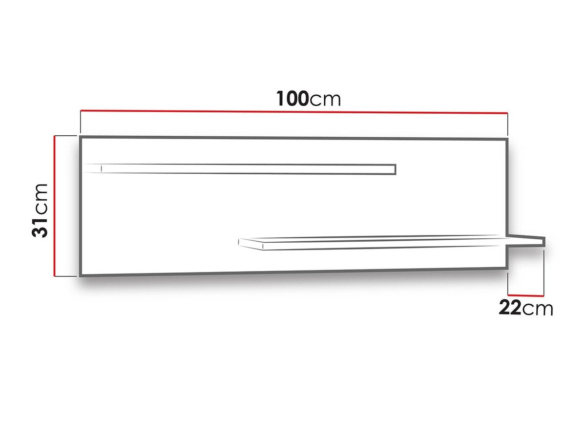 Wandplank Fivelbo 106 (Klooster eik)