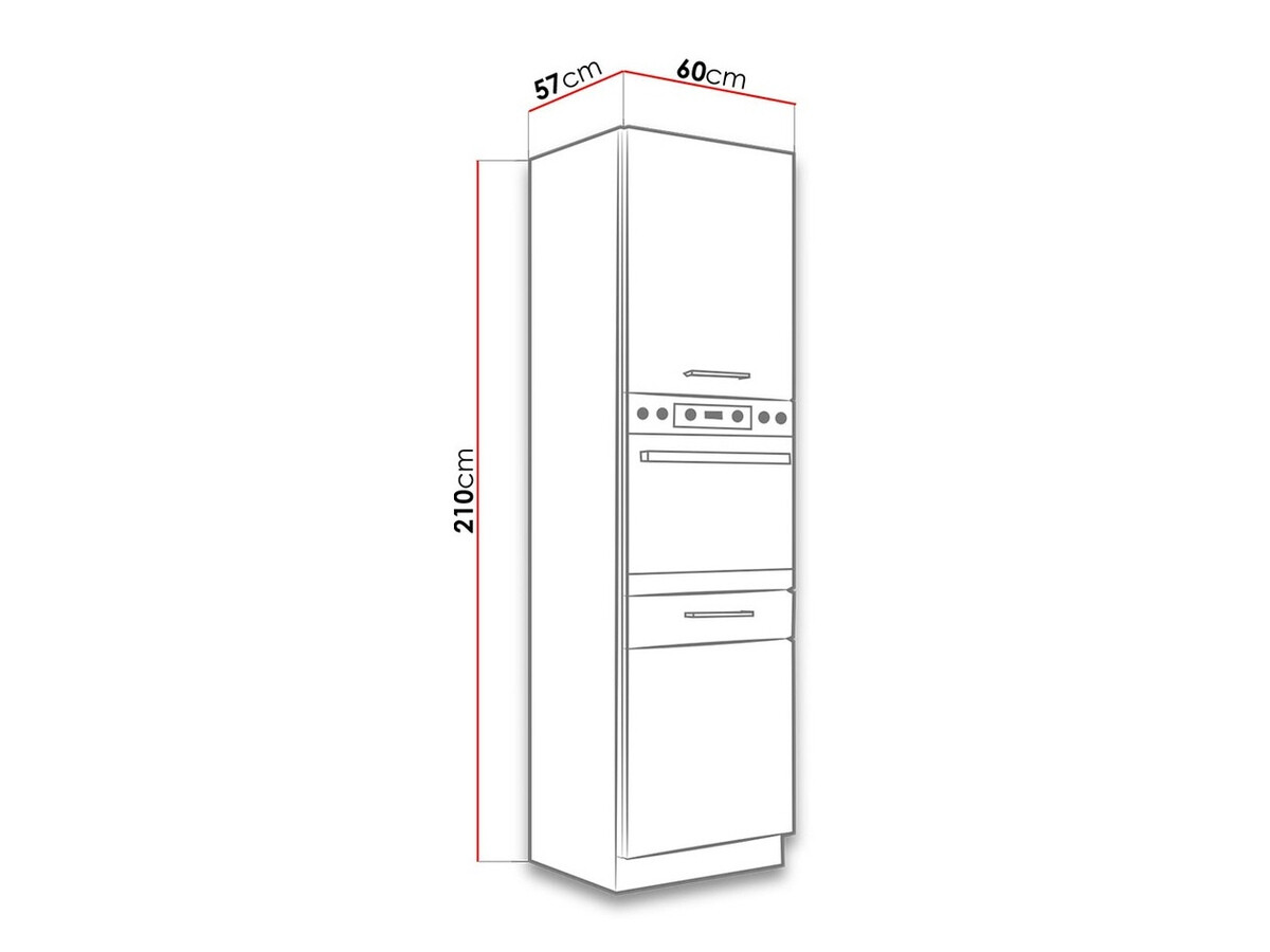 Modulaire kast voor inbouwapparatuur Wood Grey 113