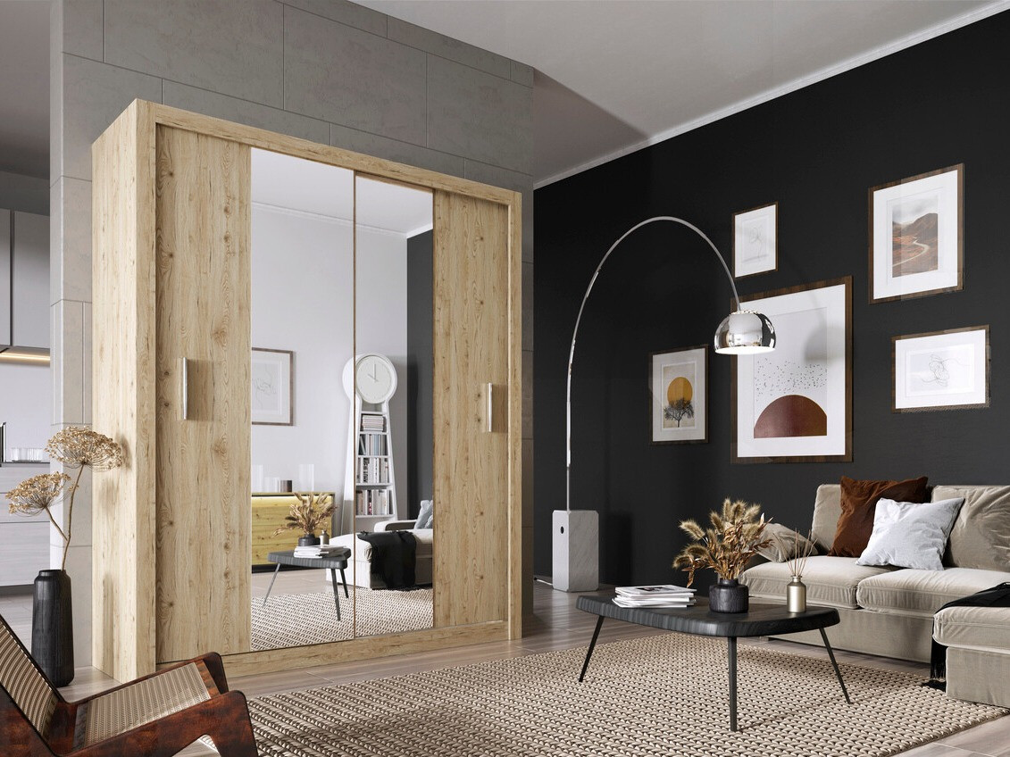 Kledingkast Cirdelu 104 (San Remo eik)