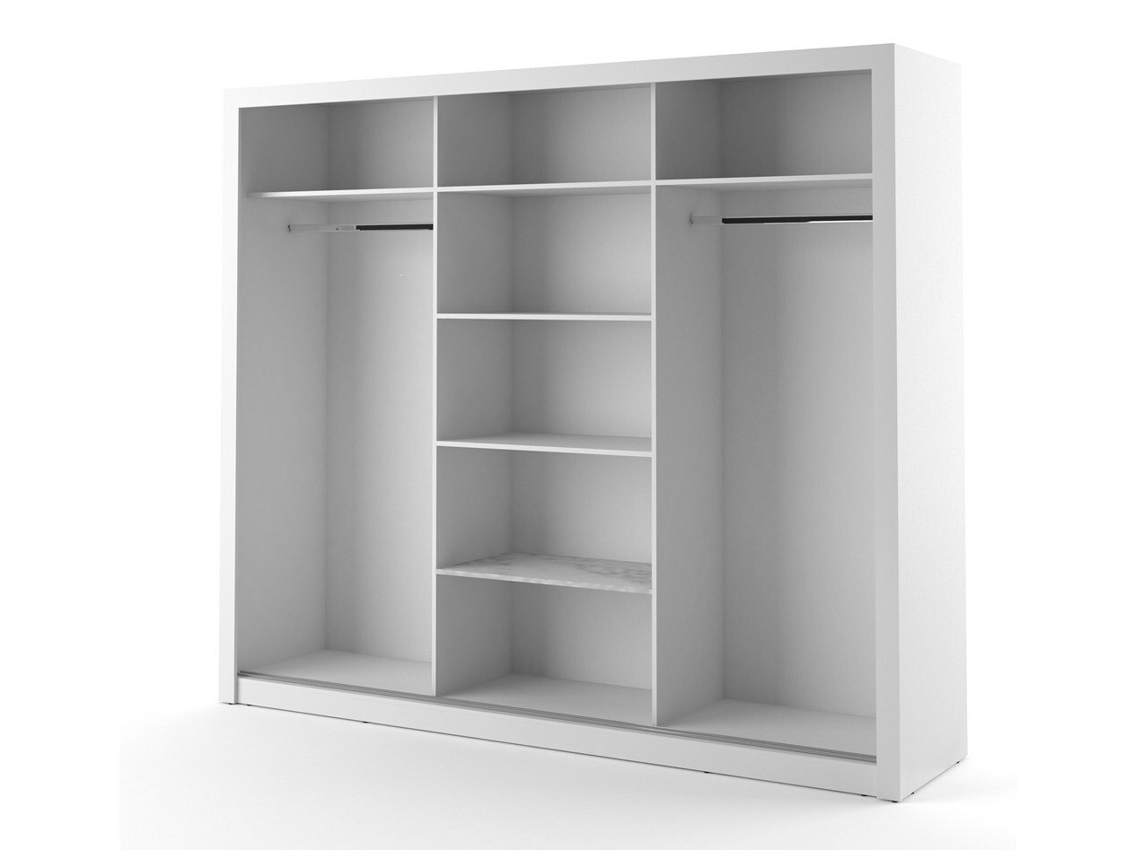 Kledingkast Fresno 101 (Wit)