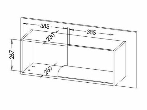 Wandplank Lomteo 108