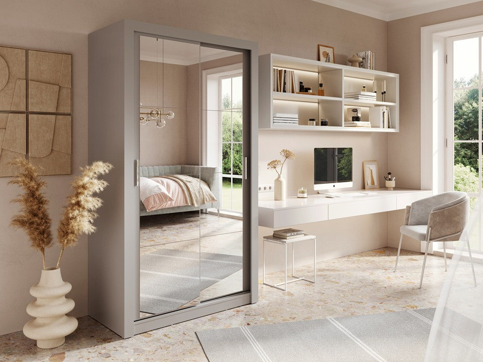 Kledingkast Fresno 121 (Grijs)