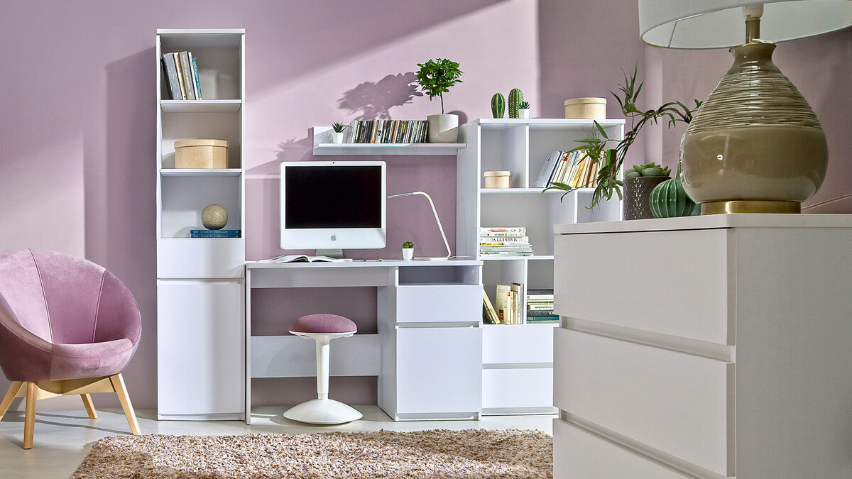 Boekenkast Evaropha 103 (Wit)