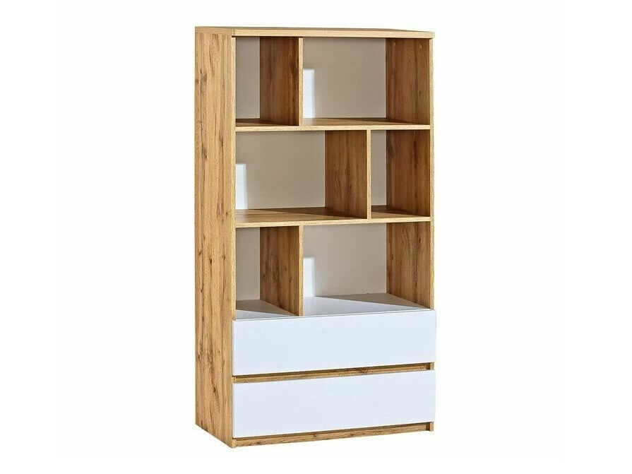 Boekenkast Evaropha 103 (Wotan eik + Wit)