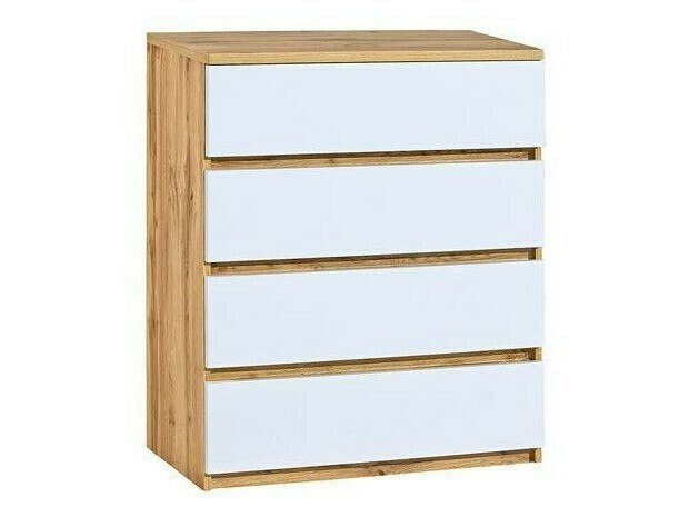 Ladekast Evaropha 104 (Wotan eik + Wit)