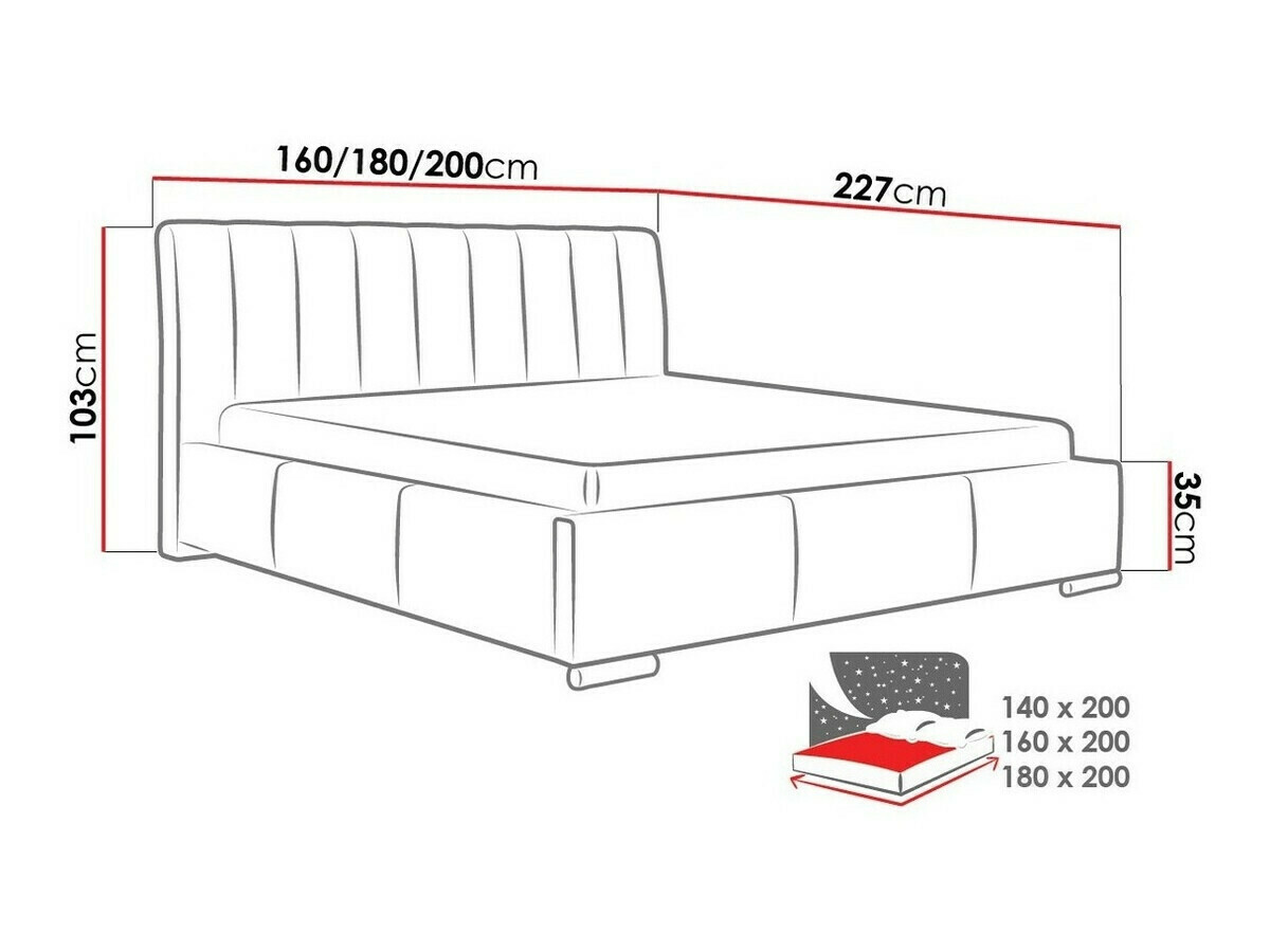 Bed Baltimore 109 (Soft 011)