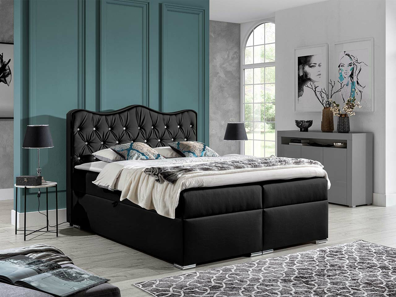 Boxspring Baltimore 162 (Soft 011)