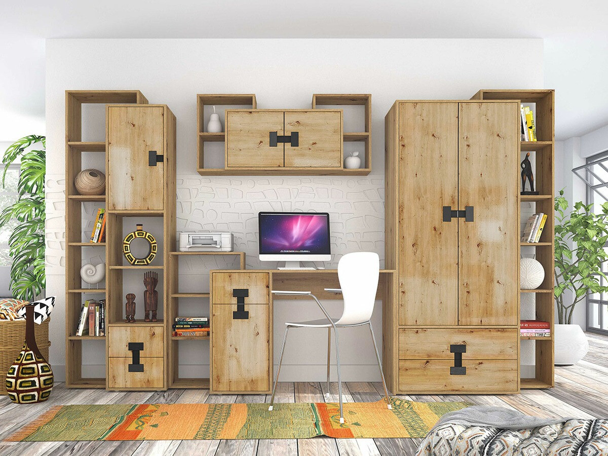 Kledingkast Florevi 113 (Artisan eiken)