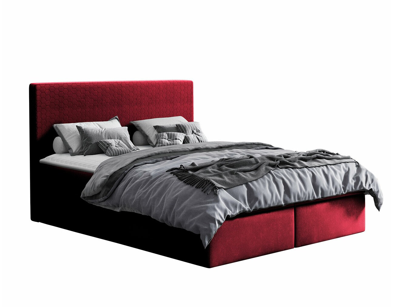 Boxspring Baltimore 126 (Velluto 7)