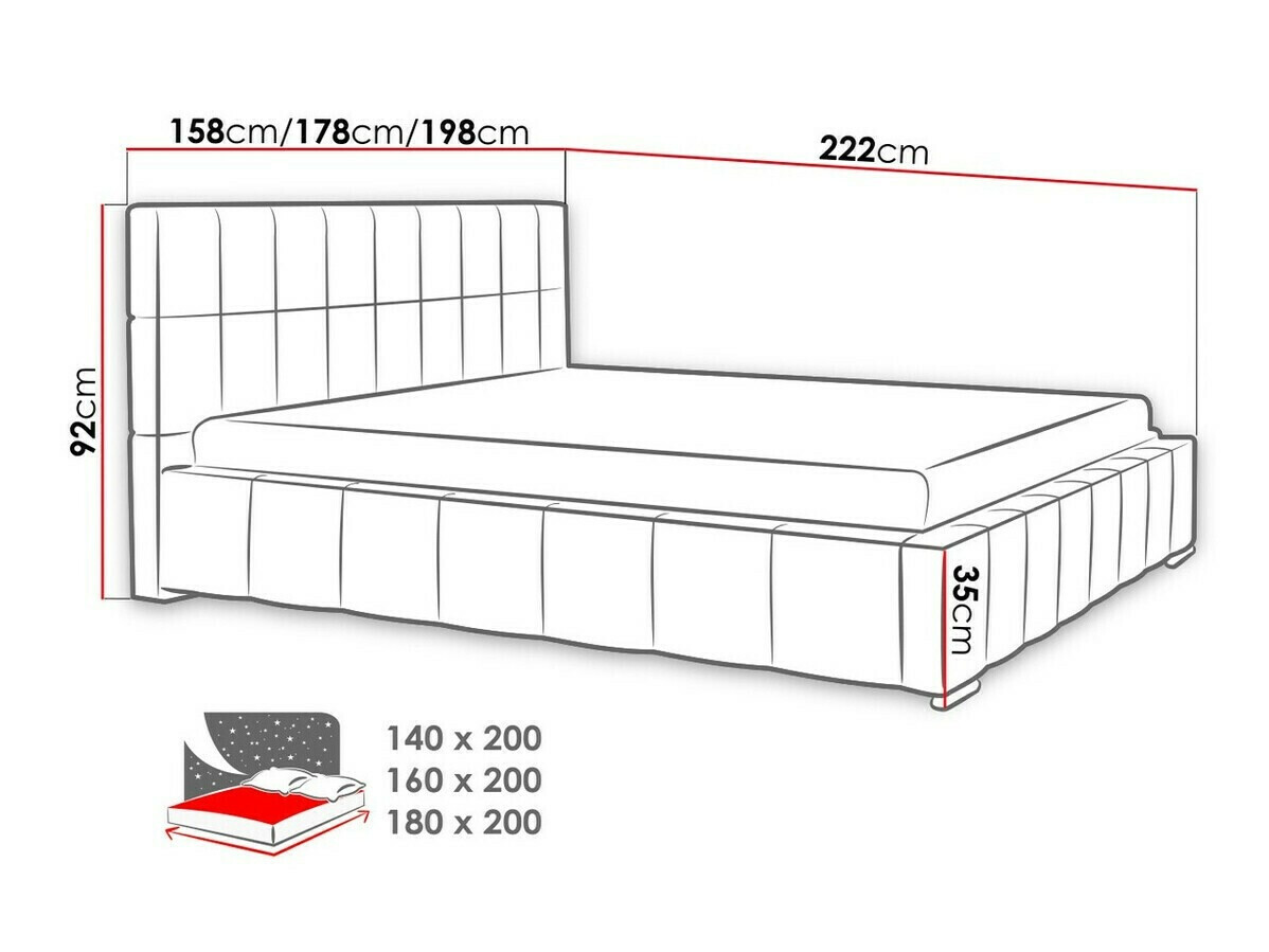Bed Arcus (Rico 19)