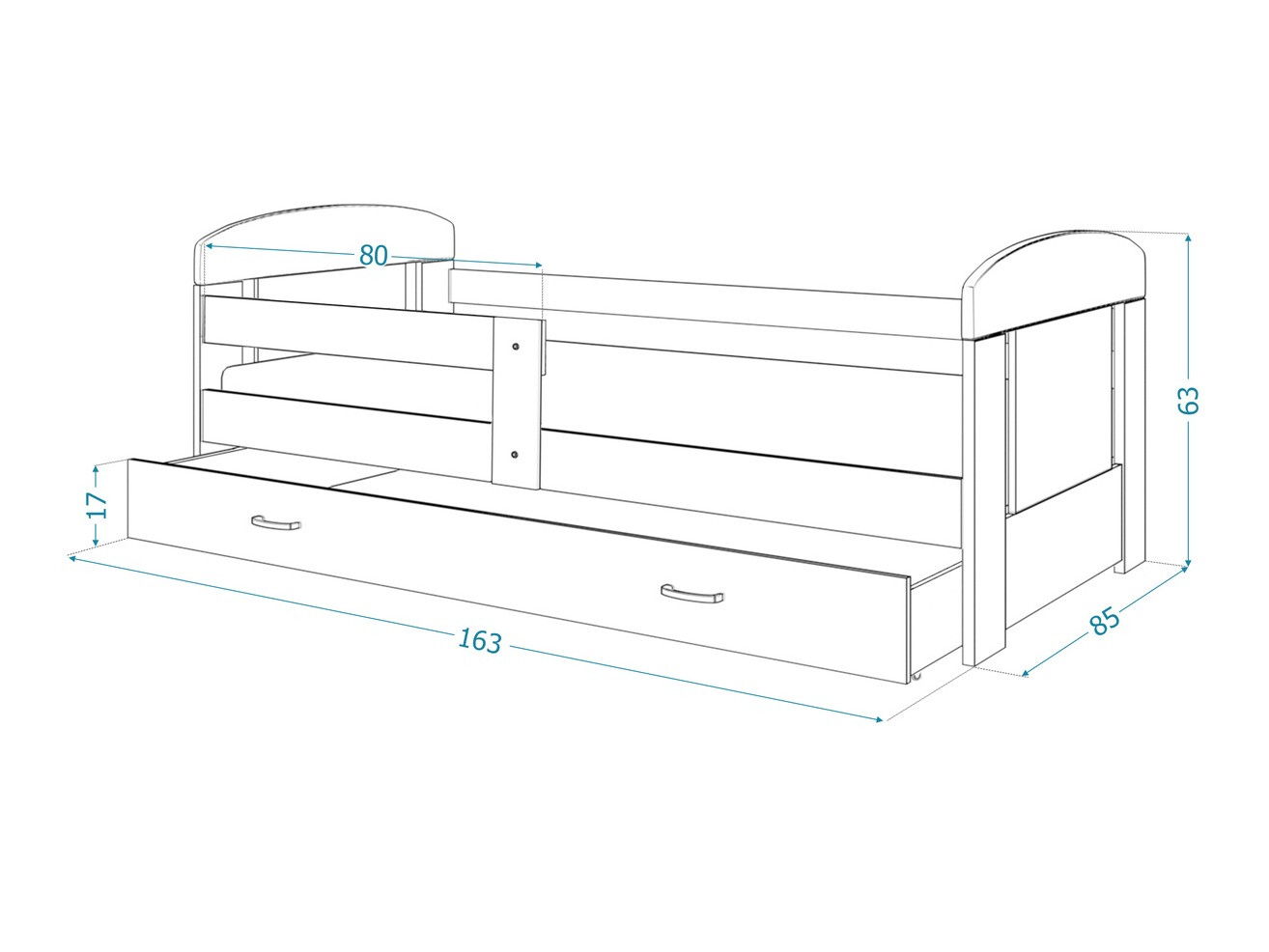 Bed Tentive 100 (Wit)