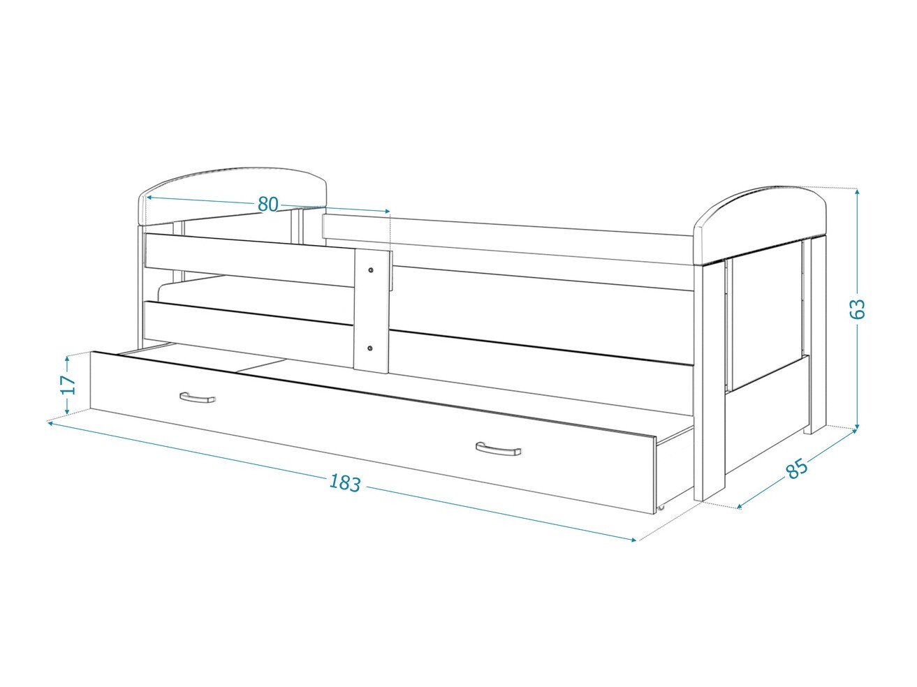 Bed Tentive 100 (Wit)