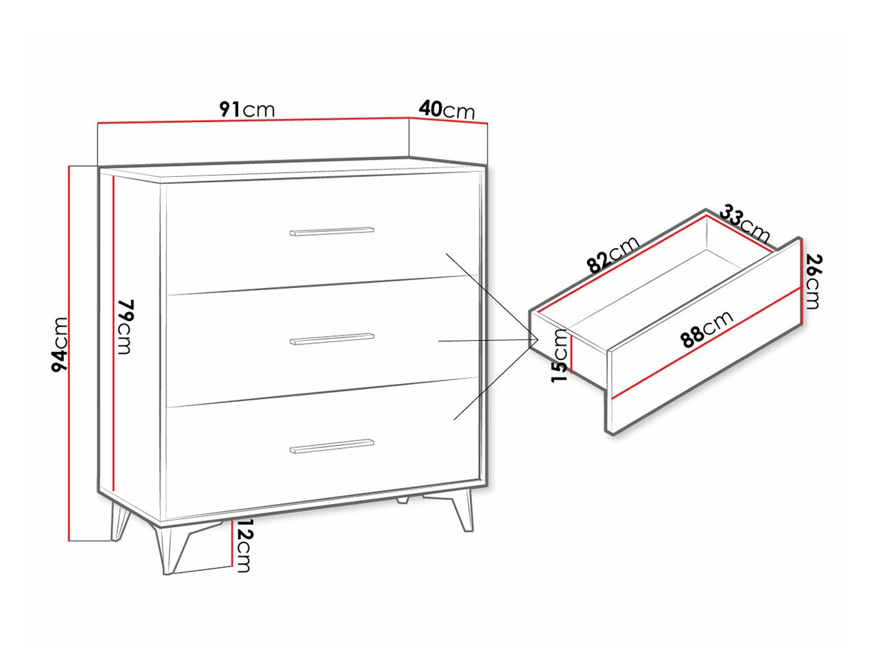 Ladekast Avimora 101 (Notenhout)
