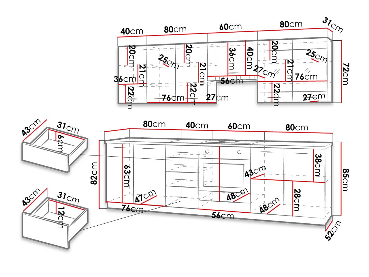 Keukenset Tucson 167