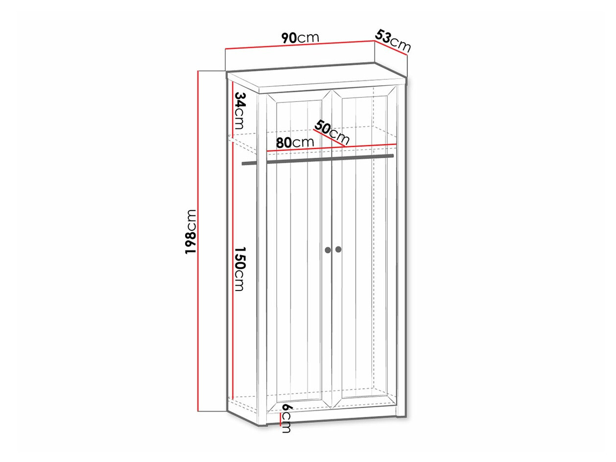 Kledingkast Ferdore 144