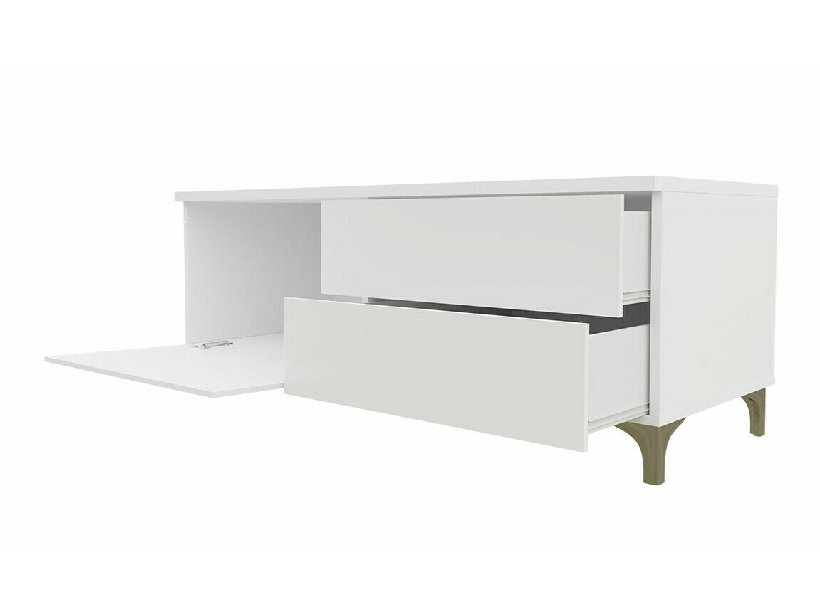 TV-meubel Hortus I (Wit + Grijs met glans)