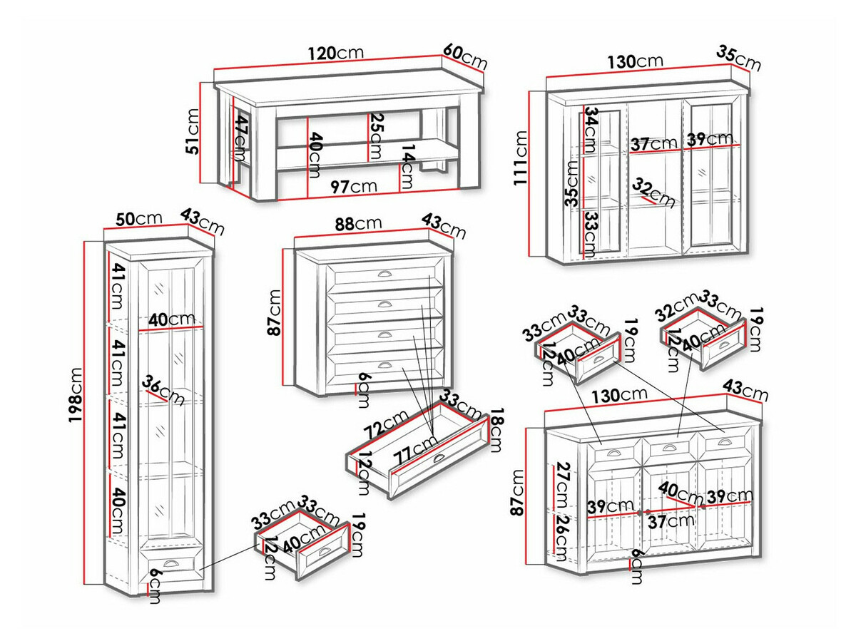 Woonkamerset Ferdore 162